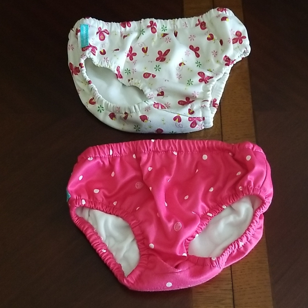 Charlie Banana Floral And Polka Dot Diaper Covers Size XL